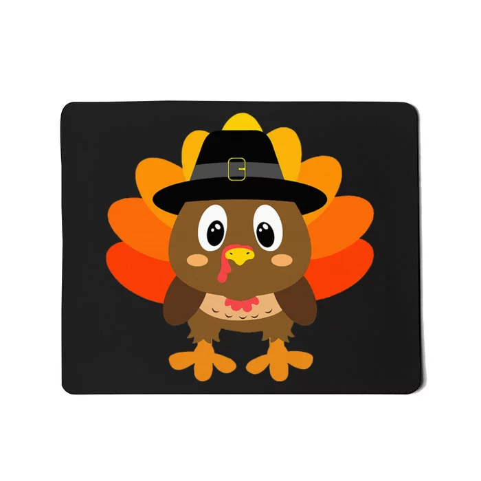 Turkey Pilgrim Costume Thanksgiving Mousepad