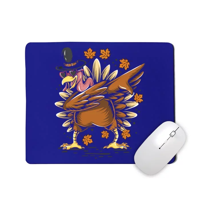 Thanksgiving Pilgrim Costume Cool Turkey Dabbing Meaningful Gift Mousepad