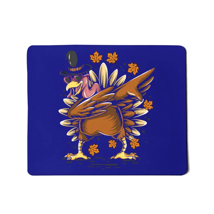 Thanksgiving Pilgrim Costume Cool Turkey Dabbing Meaningful Gift Mousepad