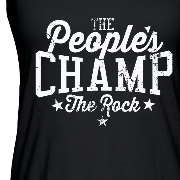 The Peoples Champ The R.O.C.K Ladies Essential Flowy Tank