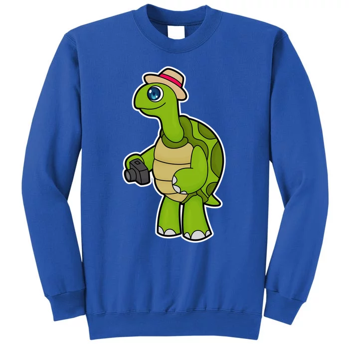 Turtle Photographer Camera Gift Tall Sweatshirt