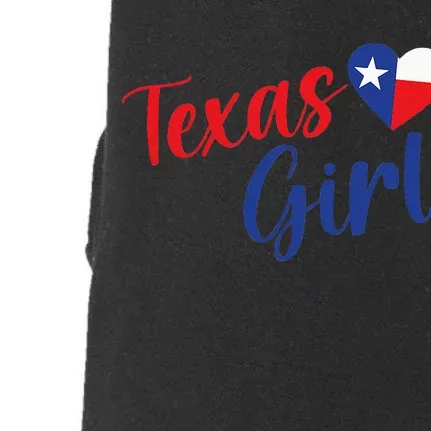 Texas Pride Cute Home State Texas Doggie 3-End Fleece Hoodie