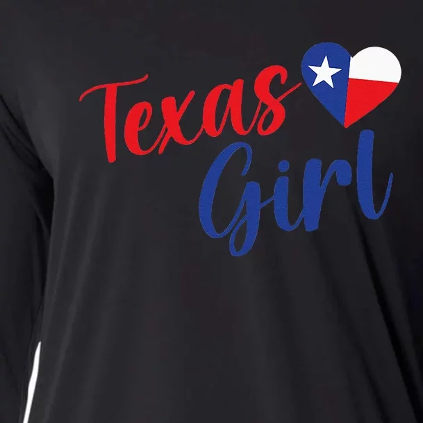 Texas Pride Cute Home State Texas Cooling Performance Long Sleeve Crew