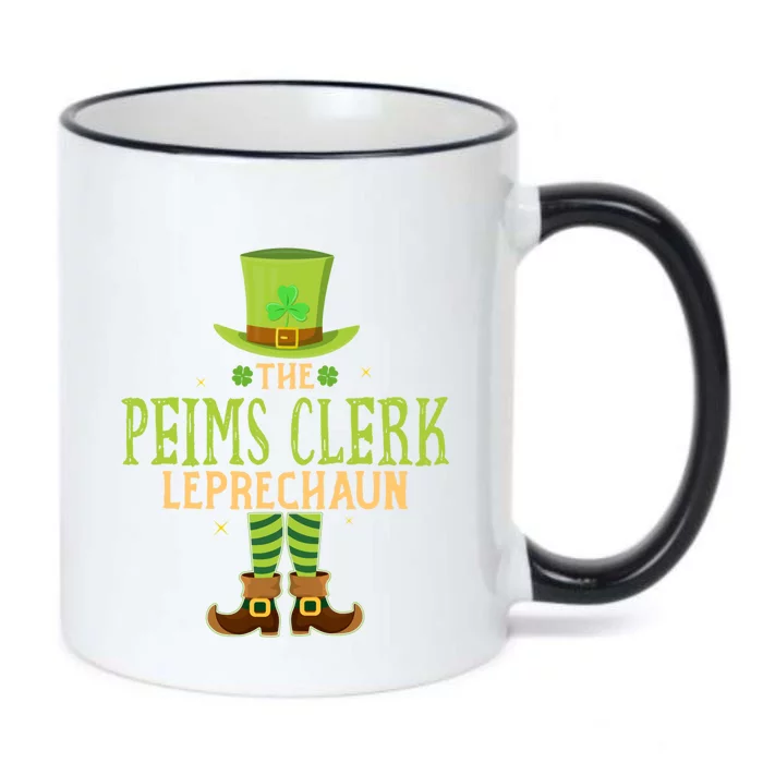 The Peims Clerk Leprechaun Funny Matching St Patricks Day Great Gift Black Color Changing Mug