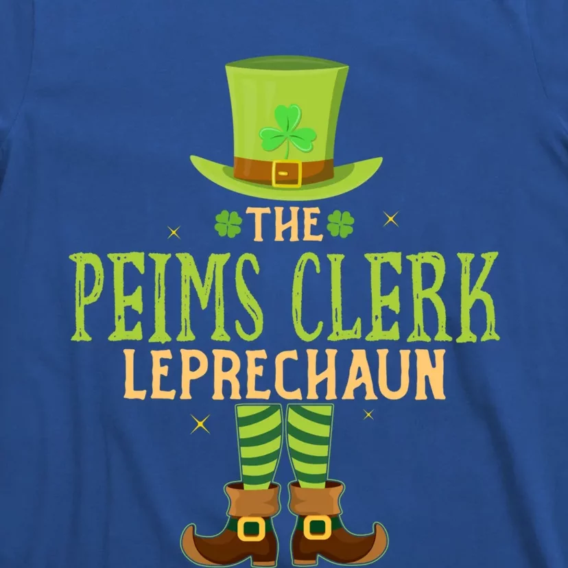 The Peims Clerk Leprechaun Funny Matching St Patricks Day Great Gift T-Shirt