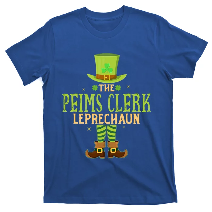 The Peims Clerk Leprechaun Funny Matching St Patricks Day Great Gift T-Shirt