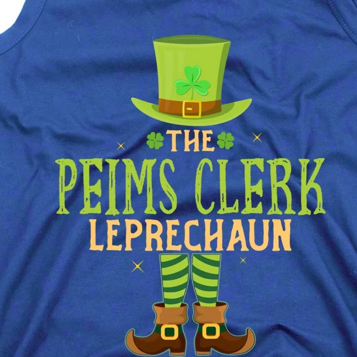 The Peims Clerk Leprechaun Funny Matching St Patricks Day Great Gift Tank Top