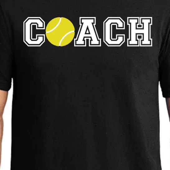 Tennis Player Coach Sports Dad Gift For Tennis Trainer Meaningful Gift Pajama Set