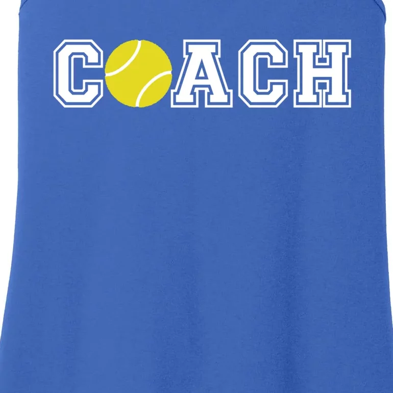 Tennis Player Coach Sports Dad Gift For Tennis Trainer Meaningful Gift Ladies Essential Tank