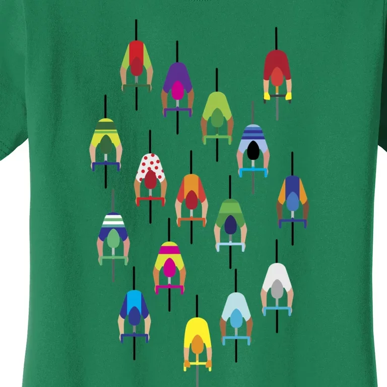 The Peloton – Cyclists Active Women's T-Shirt