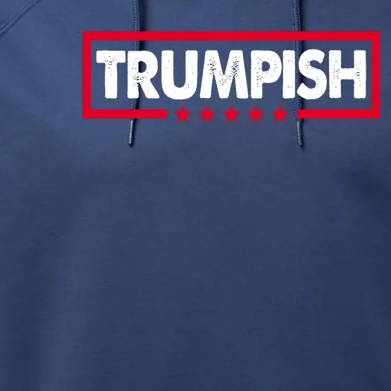 Trumpish Pro Donald Trump Republican Performance Fleece Hoodie