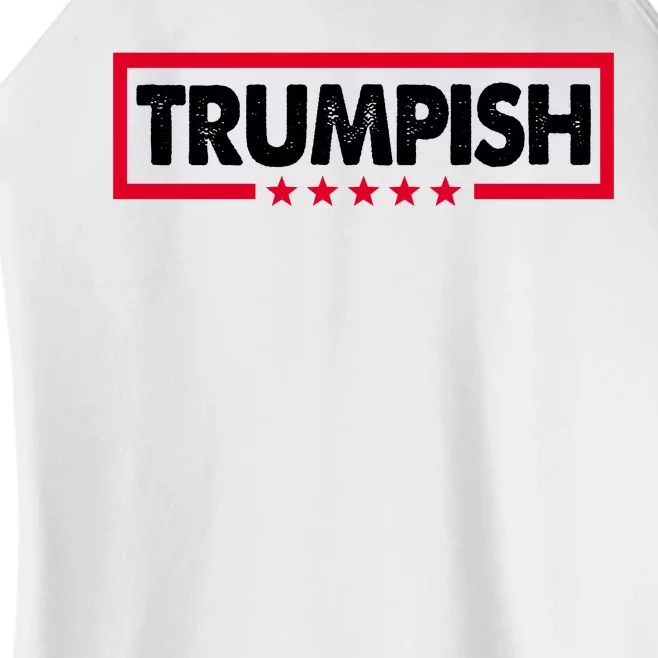 Trumpish Pro Donald Trump Republican Women’s Perfect Tri Rocker Tank