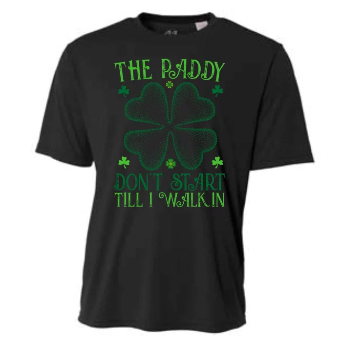 The Paddy Don't Start Till I Walk In Funny St Patrick's Day Cooling Performance Crew T-Shirt