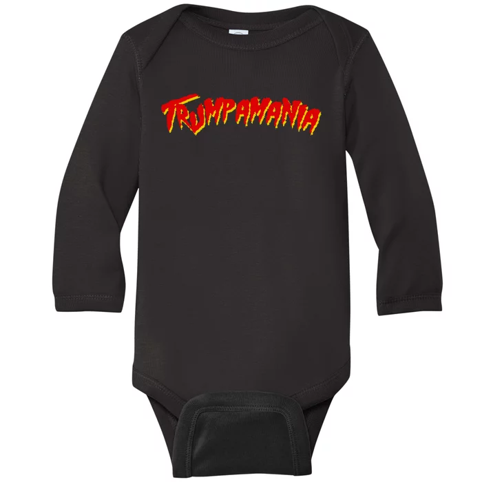 Trumpamania Pro Donald Trump Funny Election Baby Long Sleeve Bodysuit