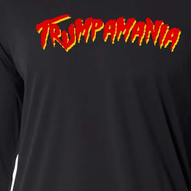 Trumpamania Pro Donald Trump Funny Election Cooling Performance Long Sleeve Crew