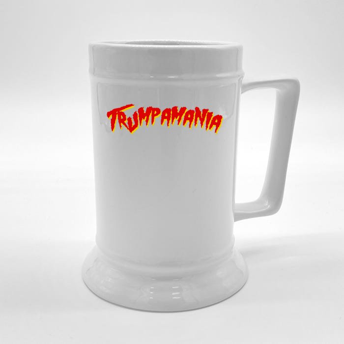 Trumpamania Pro Donald Trump Funny Election Front & Back Beer Stein