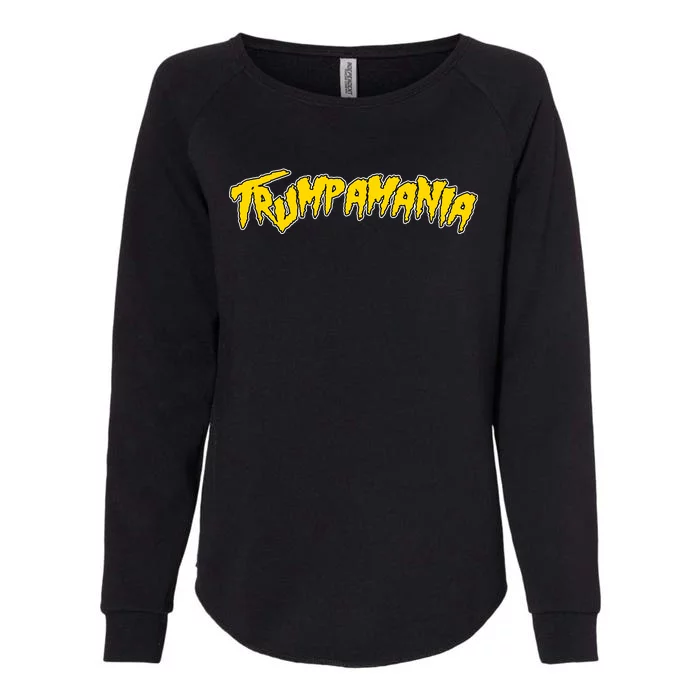 Trumpamania Pro Donald Trump Republican Wrestling Funny Womens California Wash Sweatshirt