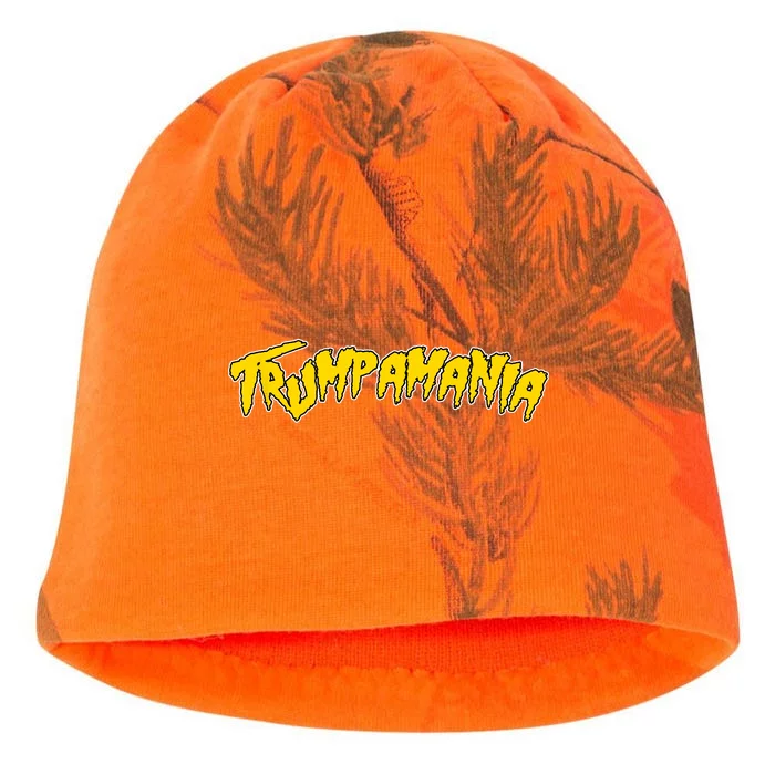 Trumpamania Pro Donald Trump Republican Wrestling Funny Kati - Camo Knit Beanie