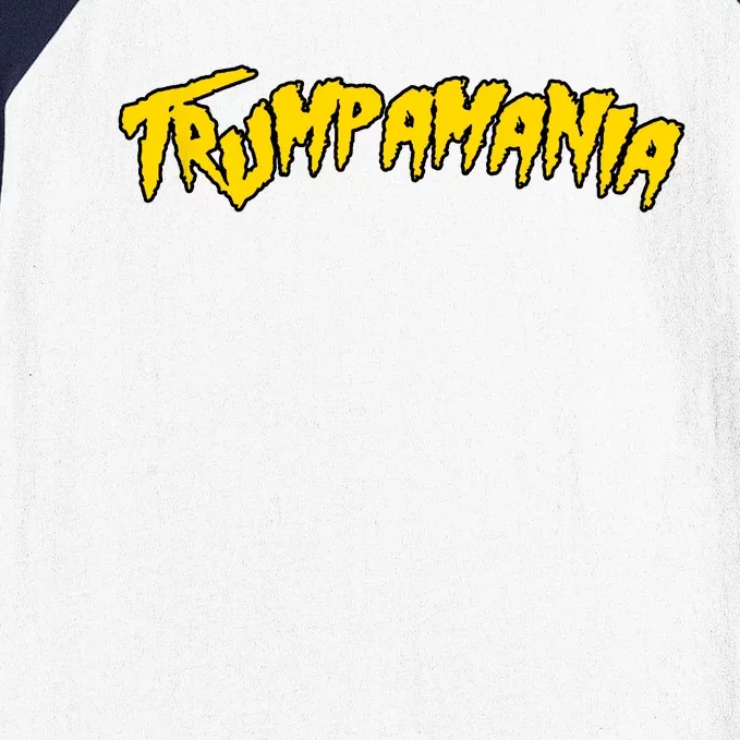 Trumpamania Pro Donald Trump Republican Wrestling Funny Baseball Sleeve Shirt