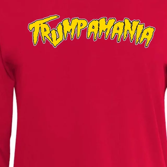 Trumpamania Pro Donald Trump Republican Wrestling Funny Womens Cotton Relaxed Long Sleeve T-Shirt