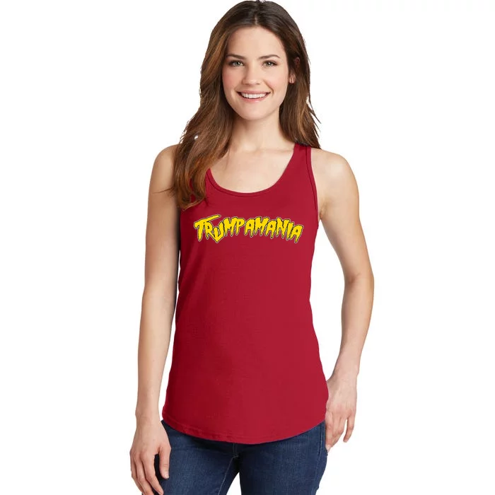 Trumpamania Pro Donald Trump Republican Wrestling Funny Ladies Essential Tank