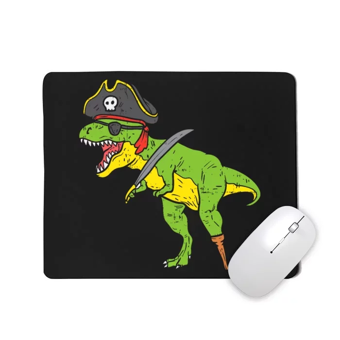 TRex Pirate Dinosaur Dino Funny Halloween Costume Boy Mousepad