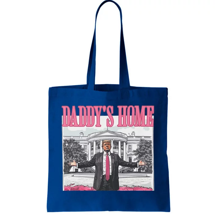 Trump Pink Daddys Home Tote Bag