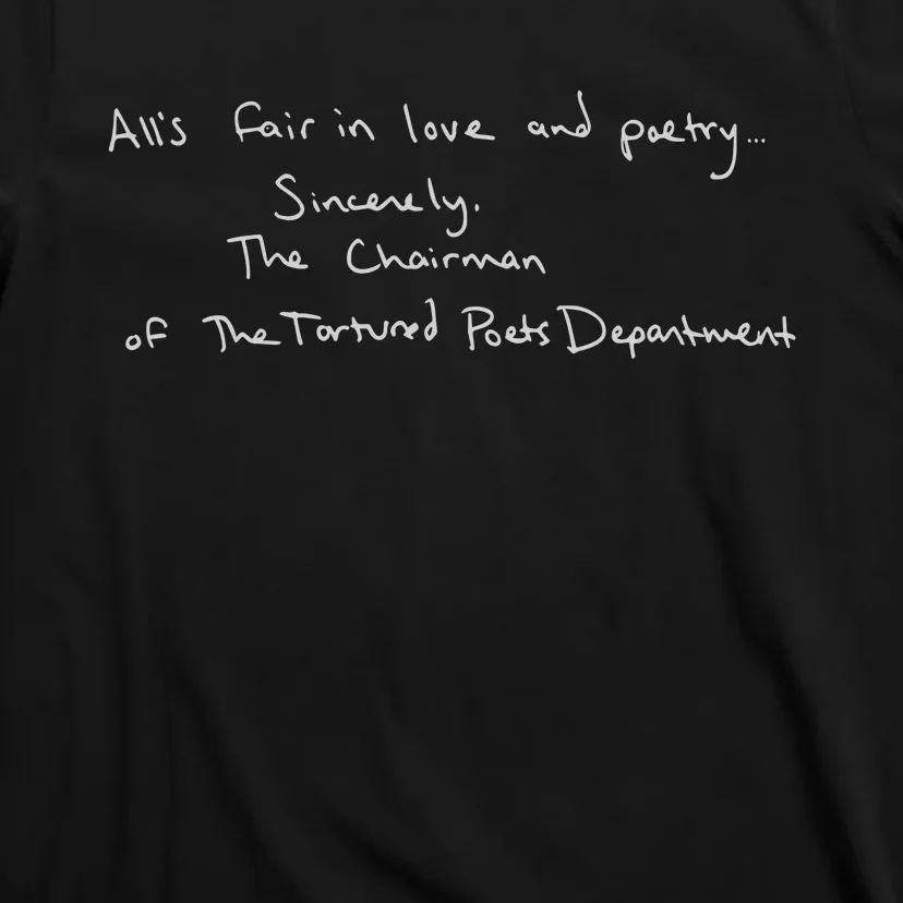 The Poets Department New Album T-Shirt