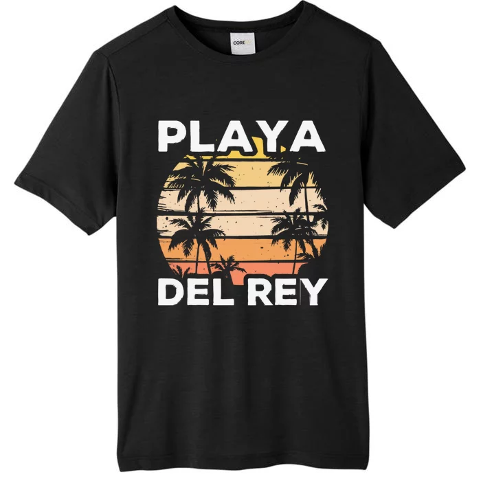 Traveling Playa Del Rey Beach Tropical Travel ChromaSoft Performance T-Shirt