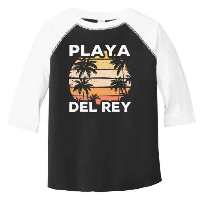 Traveling Playa Del Rey Beach Tropical Travel Toddler Fine Jersey T-Shirt