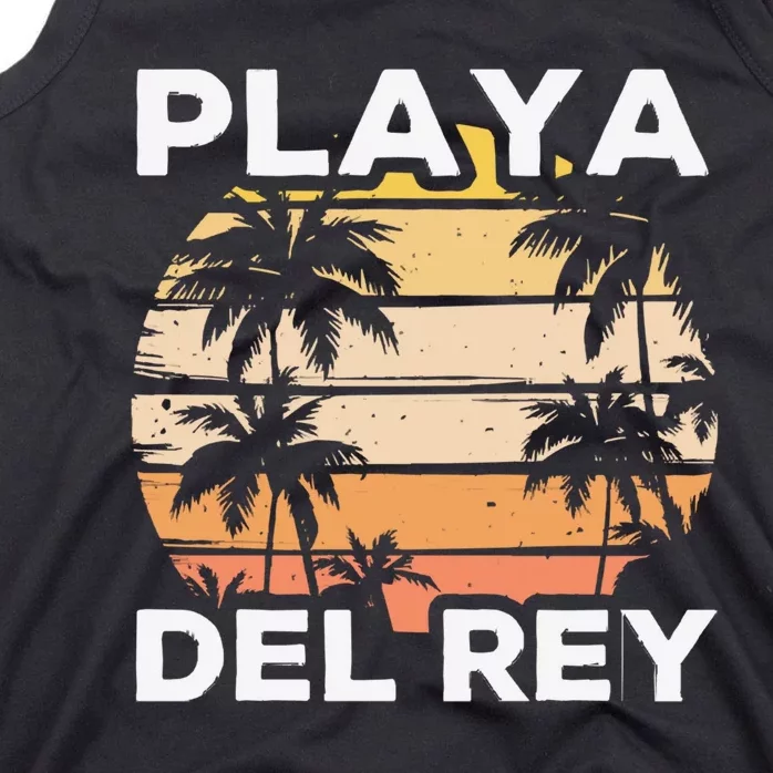 Traveling Playa Del Rey Beach Tropical Travel Tank Top