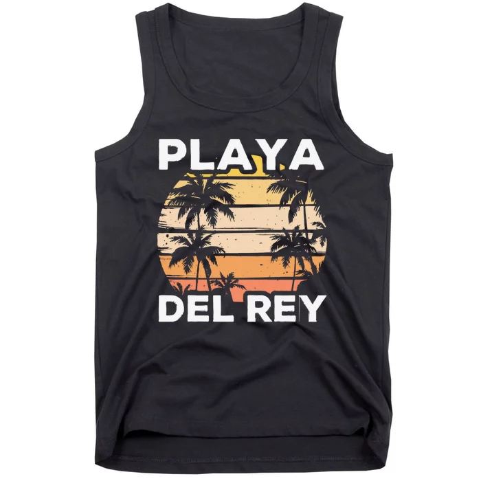 Traveling Playa Del Rey Beach Tropical Travel Tank Top