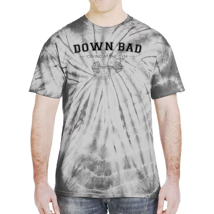 Tortured Poets Down Bad Crying At The Gym Tie-Dye T-Shirt