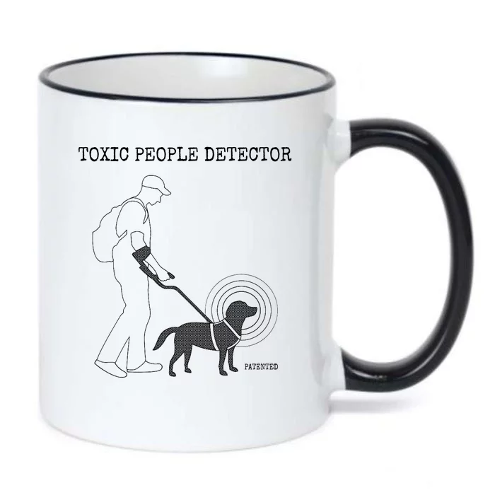 Toxic People Detector Funny Black Color Changing Mug