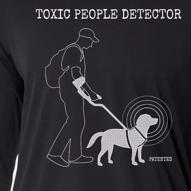 Toxic People Detector Funny Cooling Performance Long Sleeve Crew