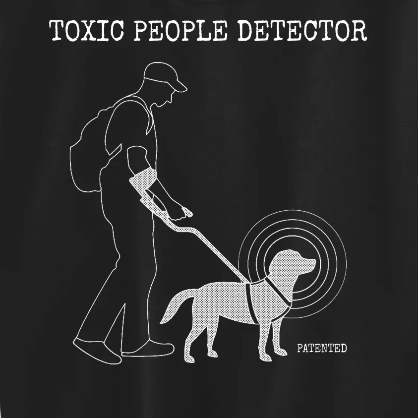 Toxic People Detector Funny Kids Sweatshirt