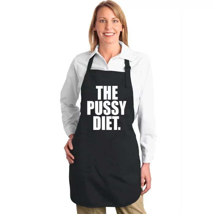 The Pussy Diet Full-Length Apron With Pocket