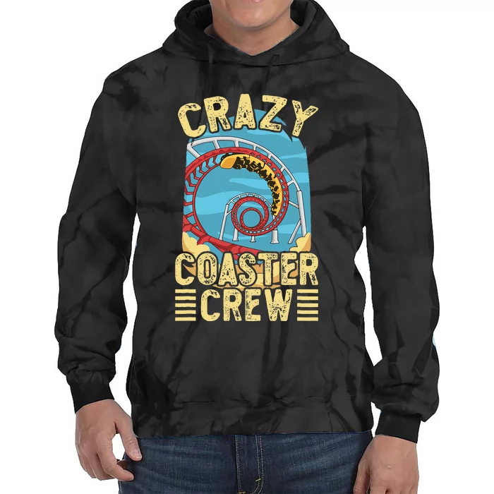 Theme Park Design for a Theme Park Lover Tie Dye Hoodie