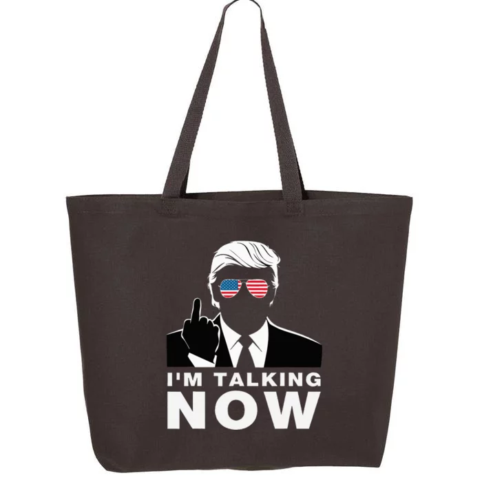 Trump President Debate 2024 IM Talking Now 25L Jumbo Tote