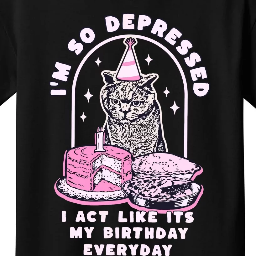 Tortured Poet Era So Depressed Birthday Everyday Kids T-Shirt