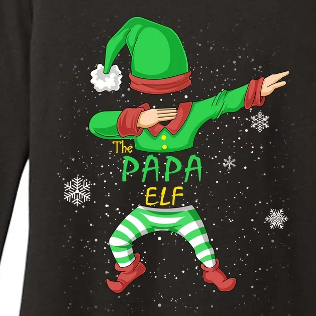 The Papa Elf Womens CVC Long Sleeve Shirt