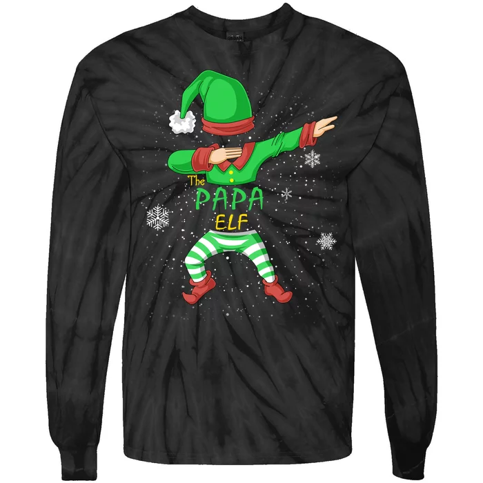 The Papa Elf Tie-Dye Long Sleeve Shirt