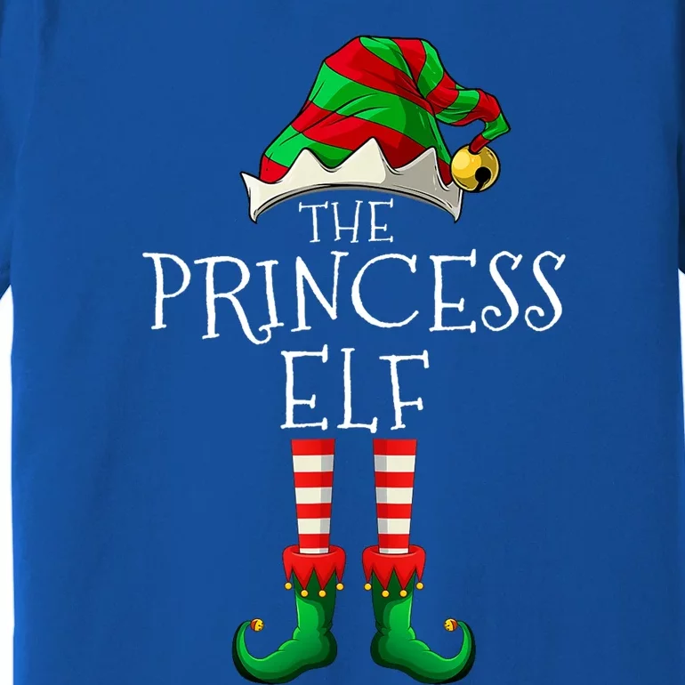 The Princess Elf Funny Christmas Matching Family Premium T-Shirt