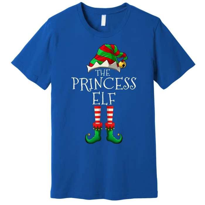 The Princess Elf Funny Christmas Matching Family Premium T-Shirt