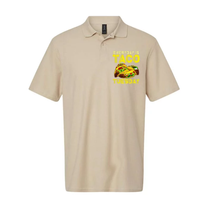 Taco Party Everyday Is Taco Tuesday For Women Softstyle Adult Sport Polo