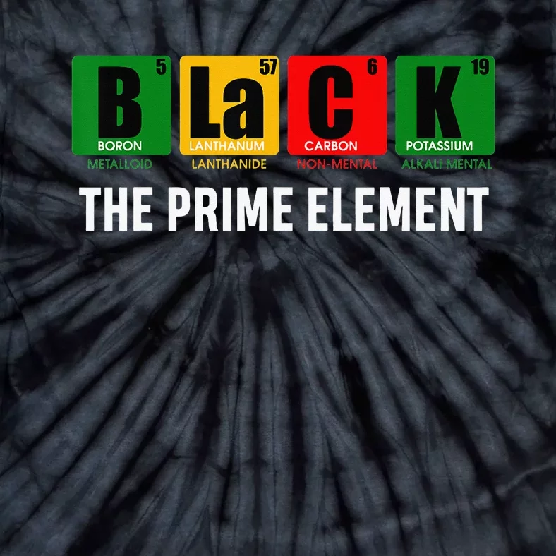 The Prime Element Black History Month Afro Roots Melanin Tie-Dye T-Shirt