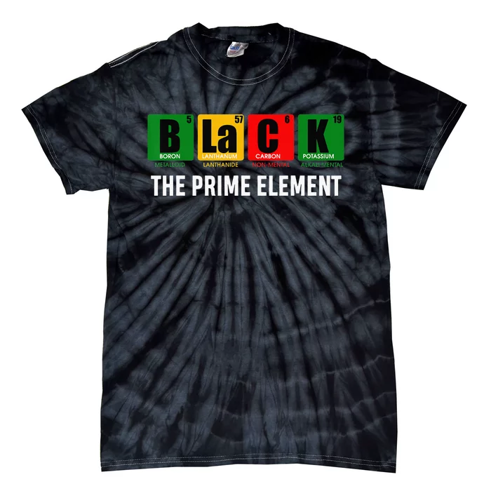 The Prime Element Black History Month Afro Roots Melanin Tie-Dye T-Shirt