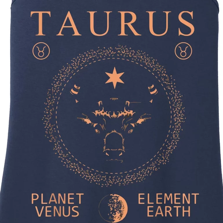 TAURUS PLANETVENUS ELEMENTEARTH Ladies Essential Tank