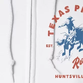 Texas Prison Est. 1931 Rodeo Cowboy Western Gift Full Zip Hoodie