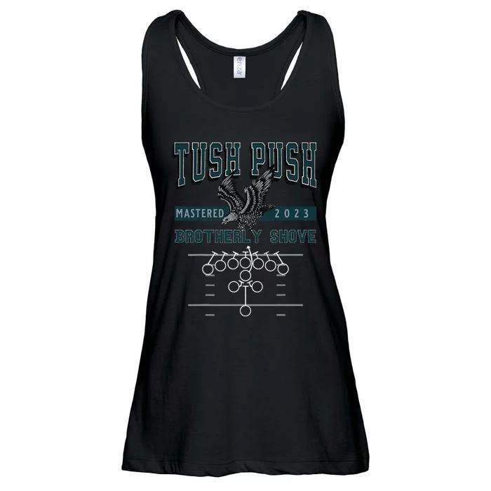 tush push eagles brorly shove Ladies Essential Flowy Tank